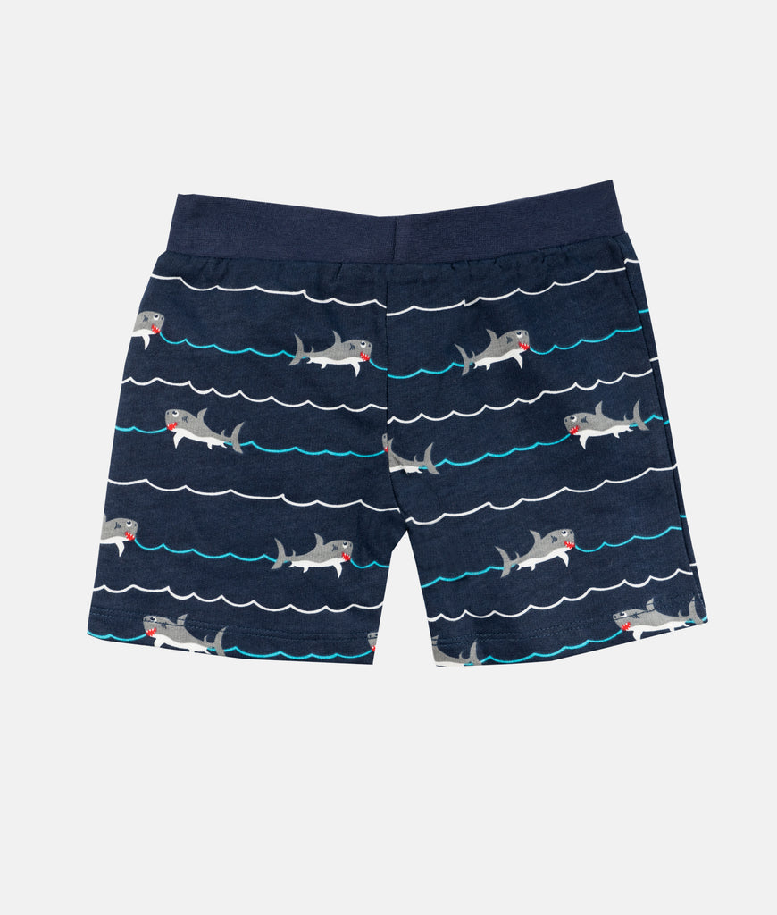 Elegant Smockers LK | Boys Pant & T-shirt 2Pcs Set - Cute CHOMP Shark Print | Sri Lanka 