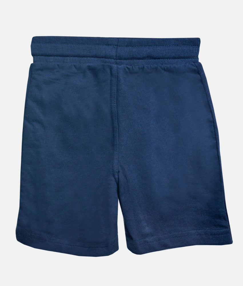 Elegant Smockers LK | Boys Sweat Shorts - Awesome - Navy Blue | Sri Lanka 