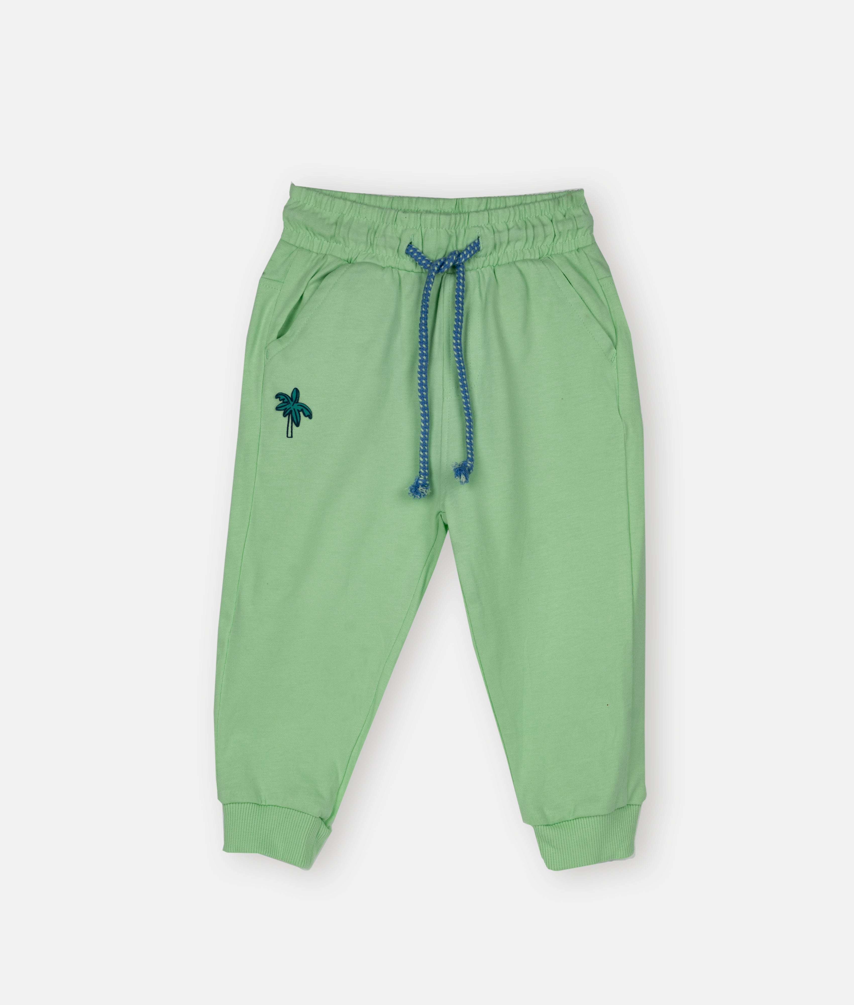 Elegant Smockers LK | Boys Sweatpants - Neon Green | Sri Lanka 