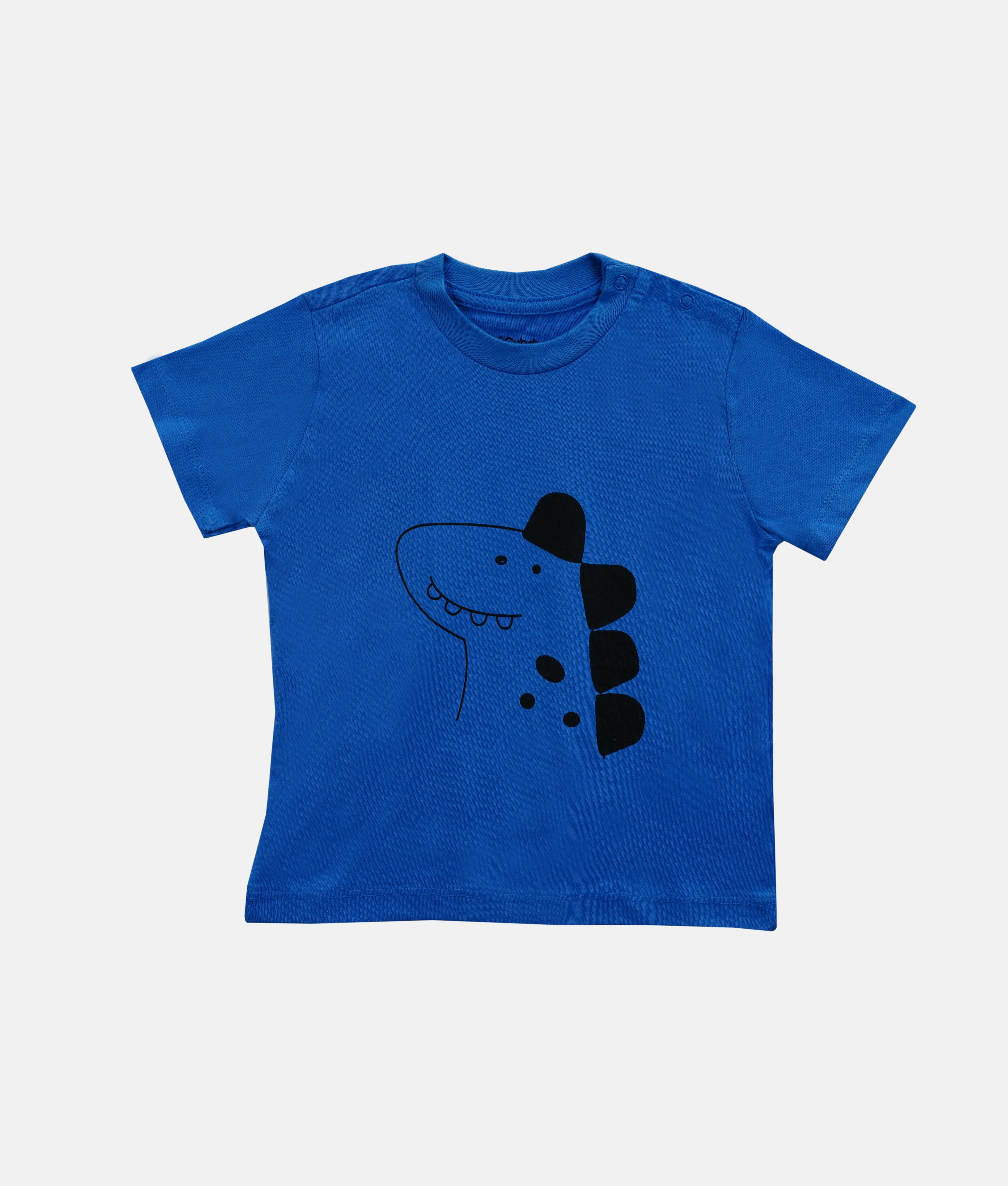 Elegant Smockers LK | Boys T-shirt  - Azure Blue Crocodile Print | Sri Lanka 