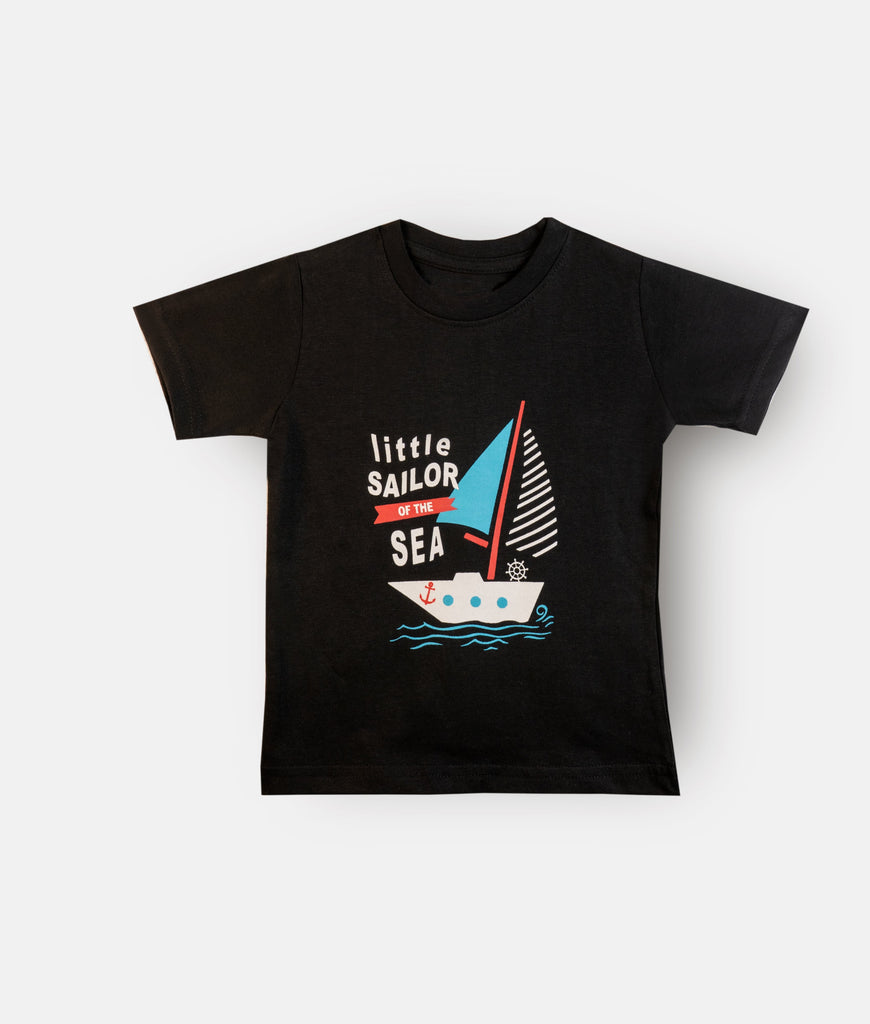 Elegant Smockers LK | Boys T-shirt - Little Sailor of the Sea | Sri Lanka 