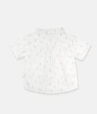 Elegant Smockers LK | Boys White Shirt - Cactus Tree Print | Sri Lanka 