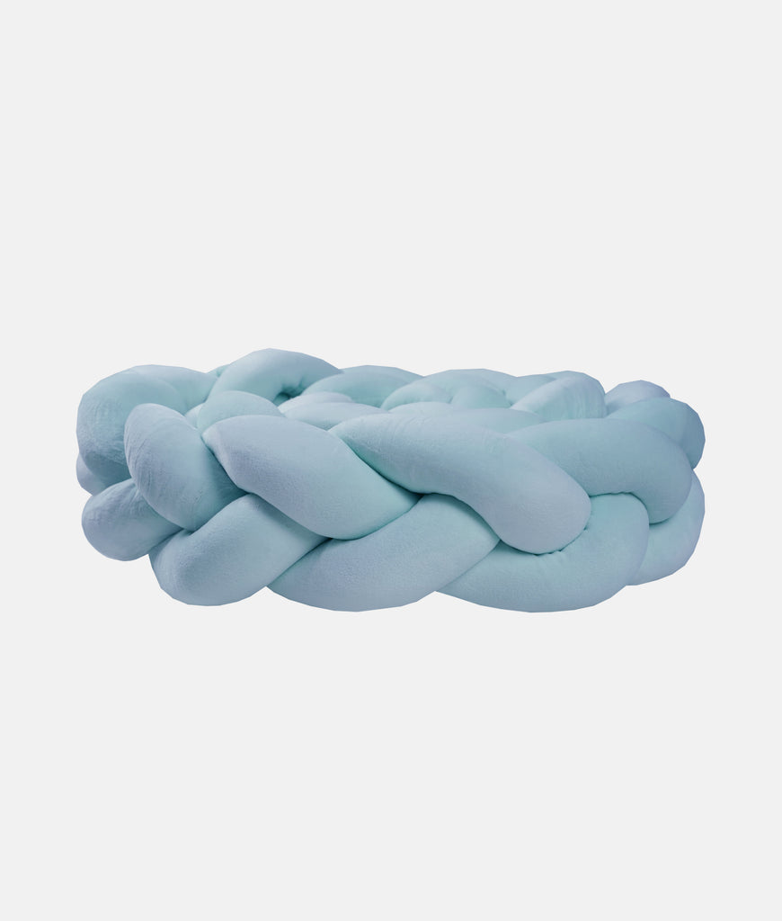 Elegant Smockers LK | Braided Baby Cot Bumpers - Blue | Sri Lanka 