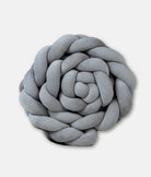 Elegant Smockers LK | Braided Baby Cot Bumpers - Grey | Sri Lanka 