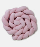 Elegant Smockers LK | Braided Baby Cot Bumpers - Light Pink | Sri Lanka 