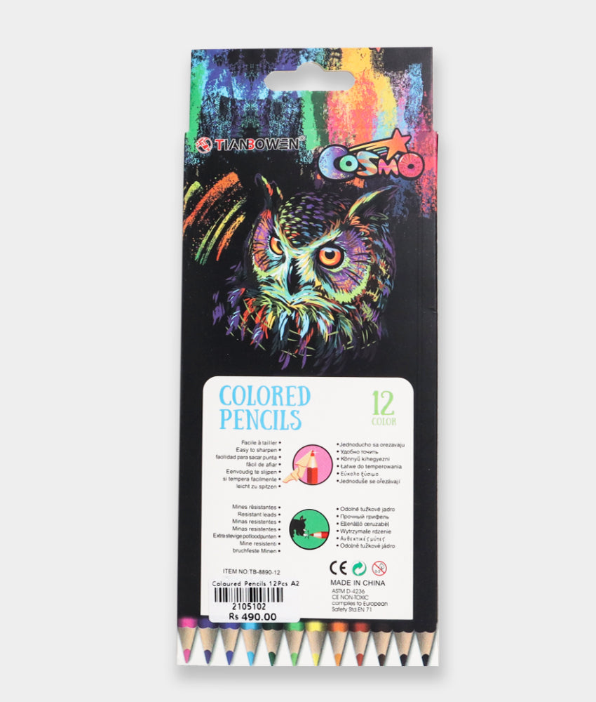 Elegant Smockers LK | Color Pencils - 12pcs | Sri Lanka 