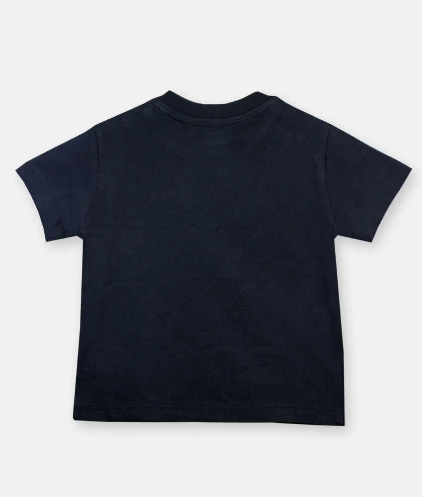Elegant Smockers LK | Cotton Jersey Boys Crewneck T-Shirt - Black | Sri Lanka 