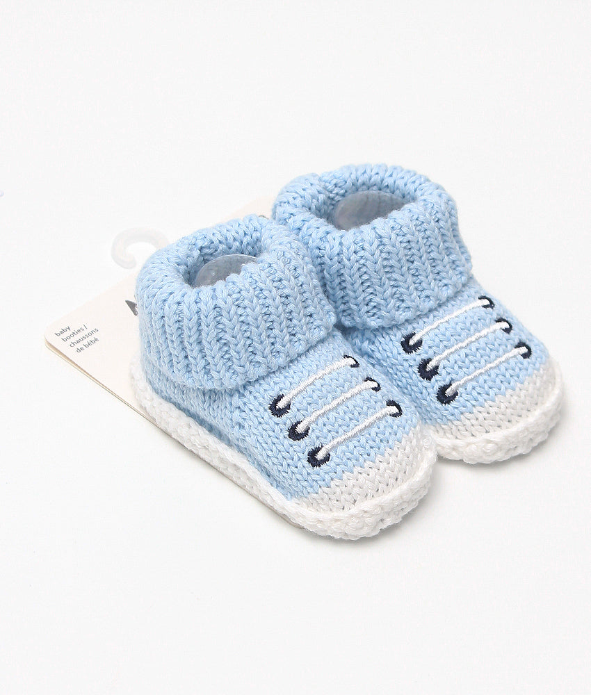 Elegant Smockers LK | Cute Baby Booties - Blue Sneaker | Sri Lanka 