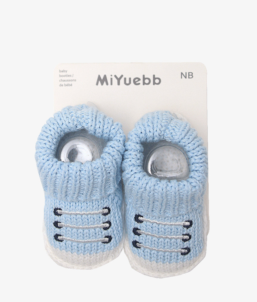 Elegant Smockers LK | Cute Baby Booties - Blue Sneaker | Sri Lanka 