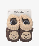 Elegant Smockers LK | Cute Baby Booties - Monkey Face | Sri Lanka 