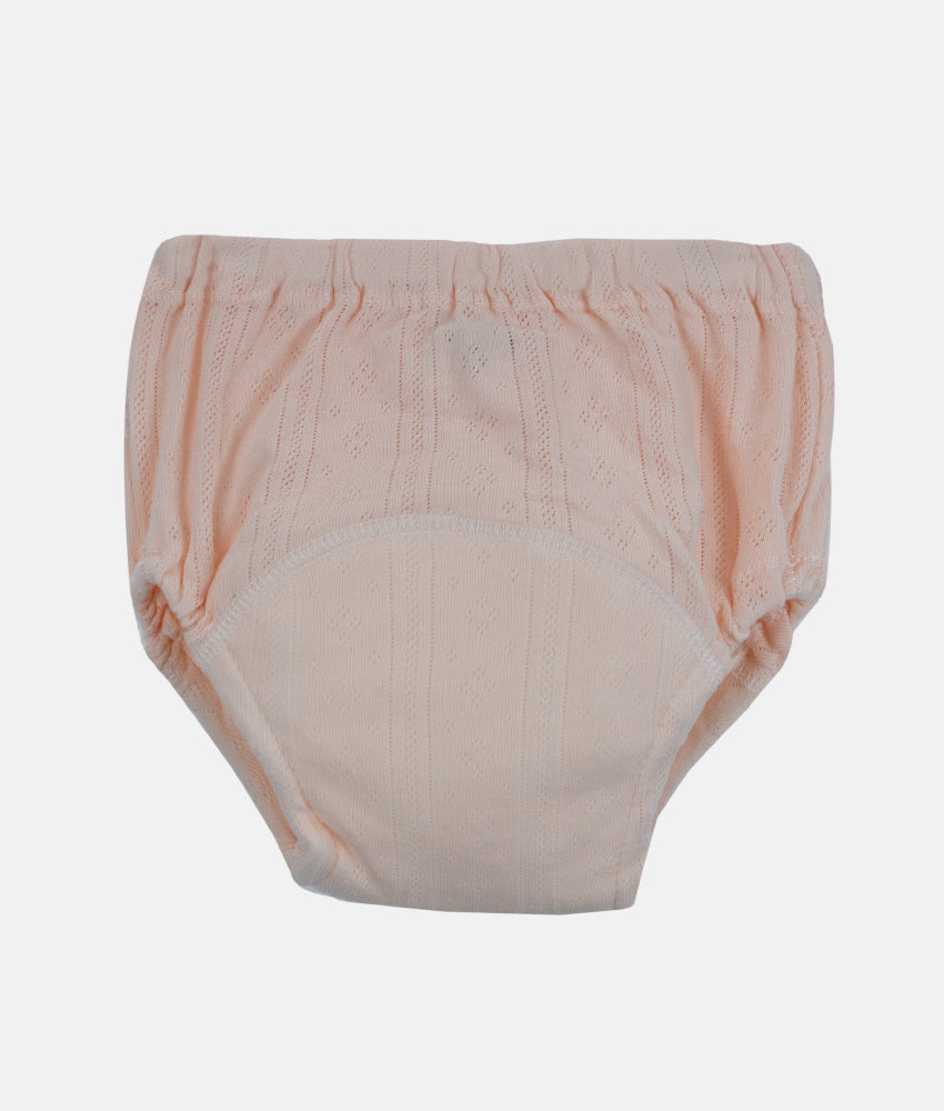 Elegant Smockers LK | Cute Reusable Baby Training Pants - Peach | Sri Lanka 