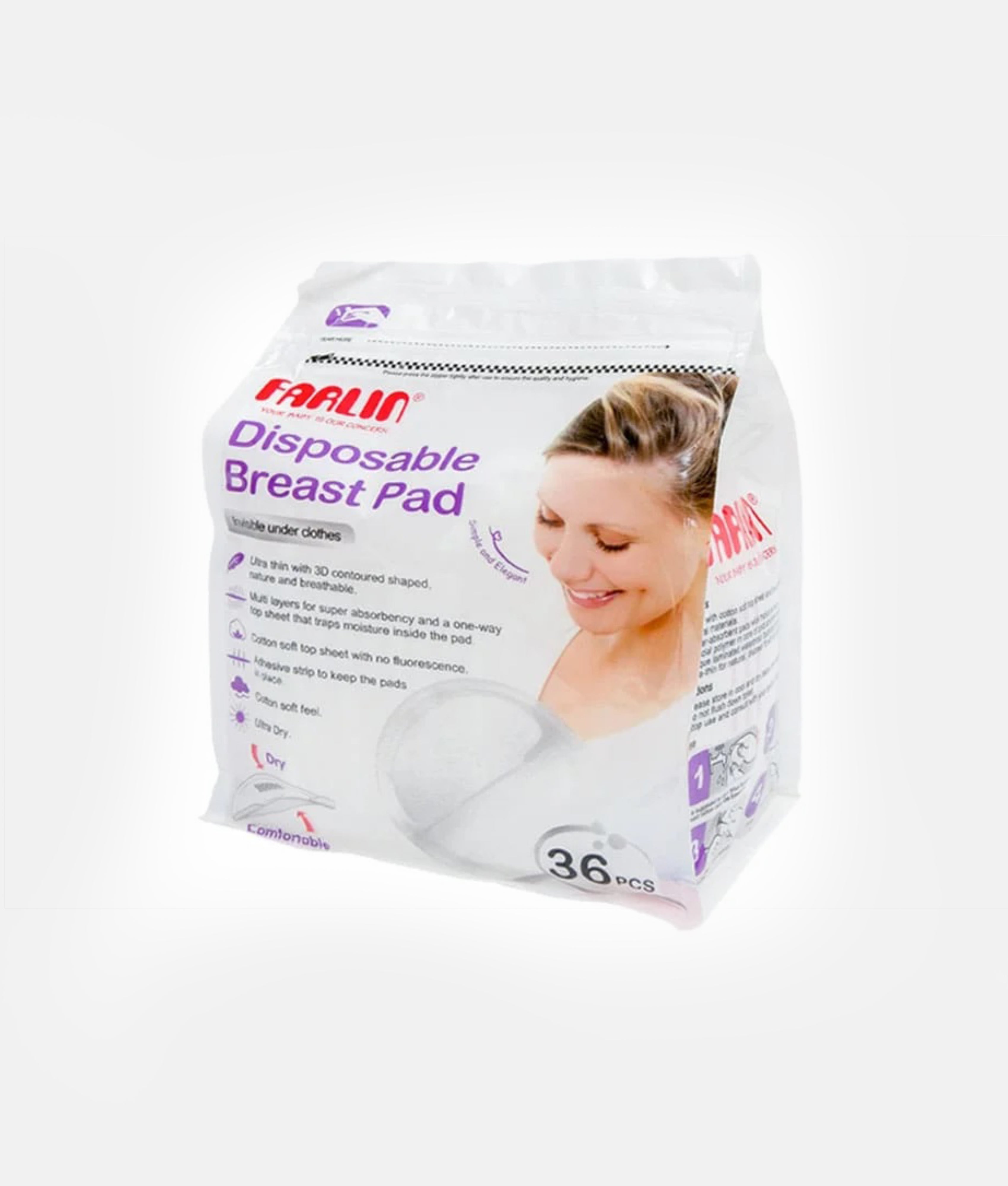 Elegant Smockers LK | Disposable Breast Pads 36pcs - Farlin | Sri Lanka 