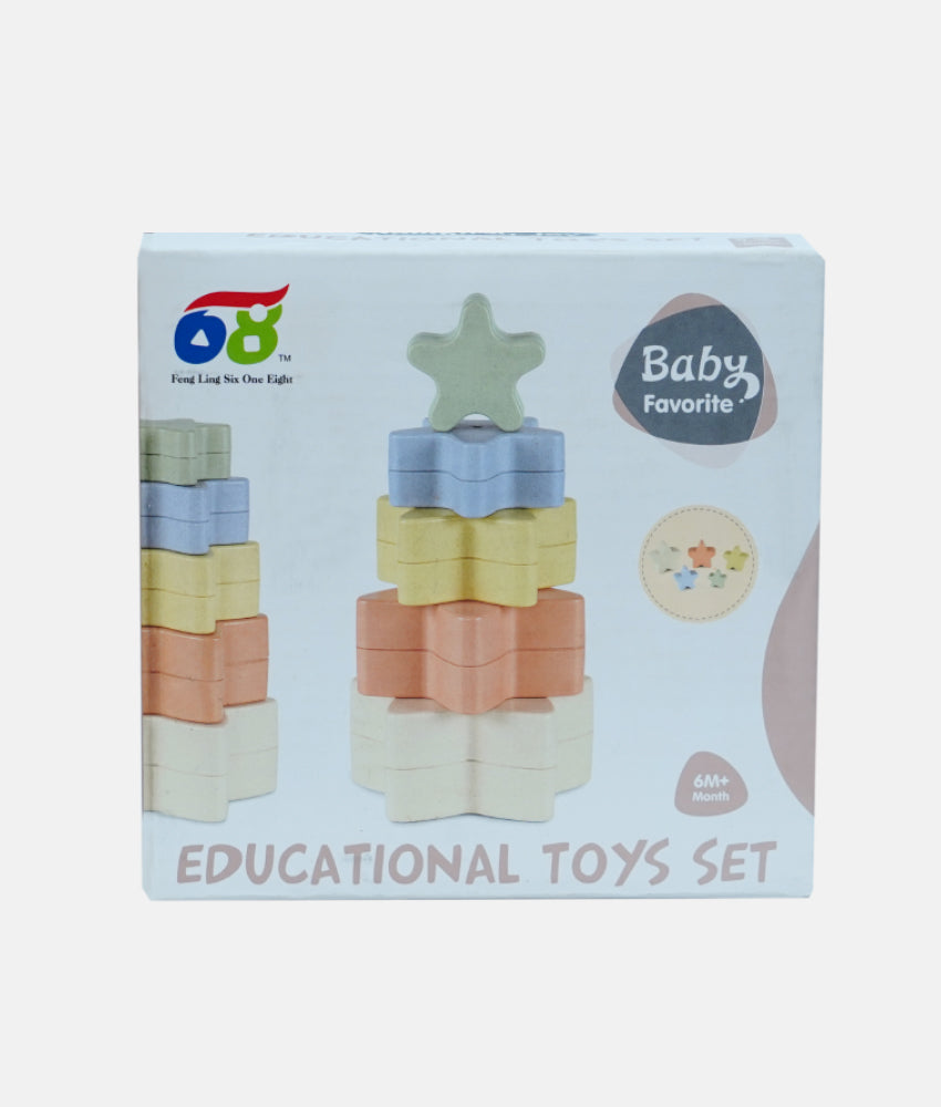 Elegant Smockers LK | Educational Toys Set - Straw Stacking Star | Sri Lanka 