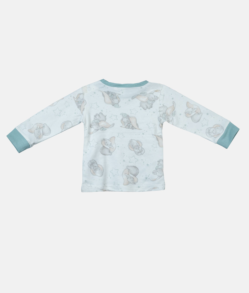 Elegant Smockers LK | Elephant Dreams Baby 2Pcs Pyjama Set - Sage Blue | Sri Lanka 