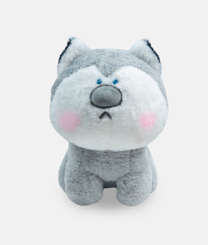 Elegant Smockers LK | Emo Gray Husky Dog - Stuffed Animal | Sri Lanka 