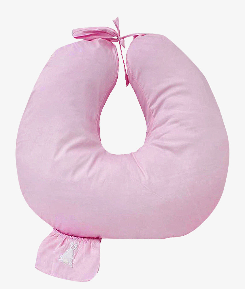 Elegant Smockers LK | Baby Nursing Pillow – Pink Rabbit Theme | Sri Lanka 