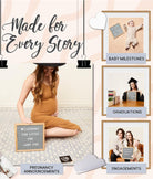 Elegant Smockers LK | Felt Letter Board Black 10x10 Inches with Stand | Sri Lanka 