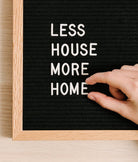 Elegant Smockers LK | Felt Letter Board Black 10x10 Inches with Stand | Sri Lanka 