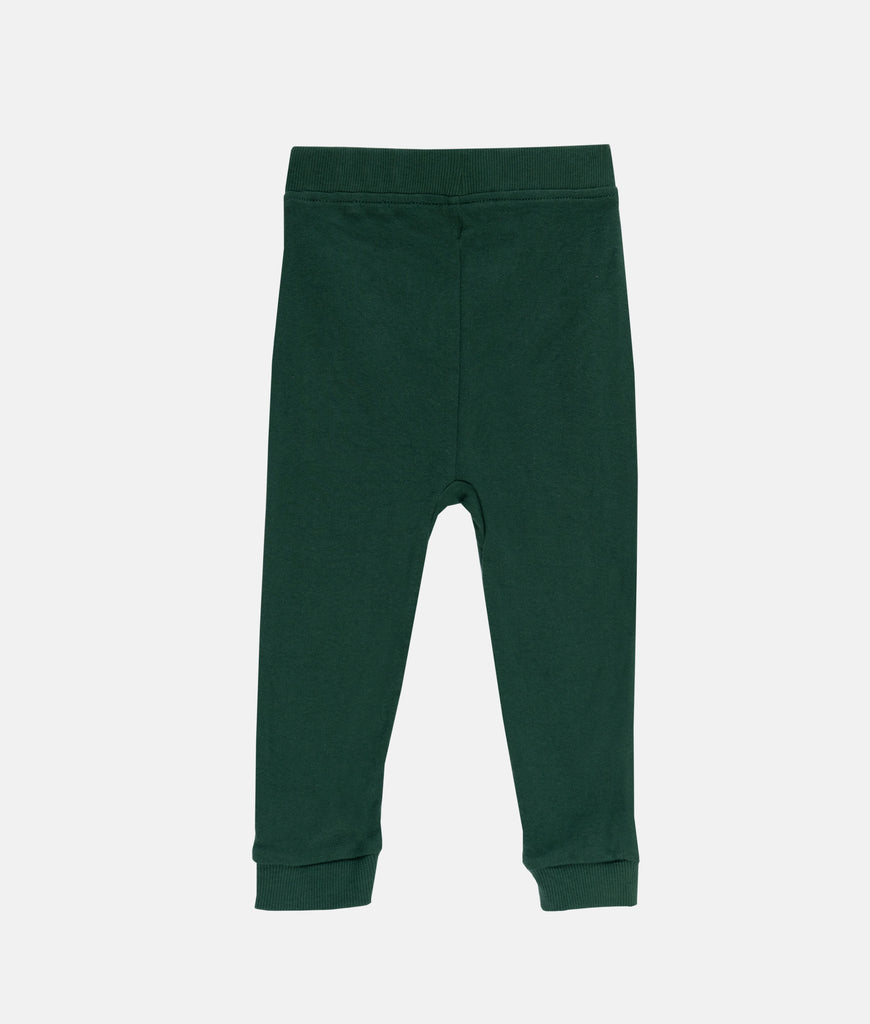 Elegant Smockers LK | Forest Green Jogger Pants - 12-18 Months | Sri Lanka 