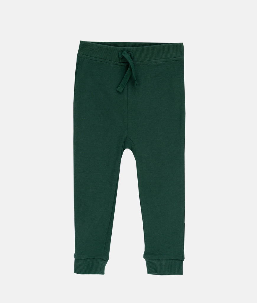 Elegant Smockers LK | Forest Green Jogger Pants - 12-18 Months | Sri Lanka 