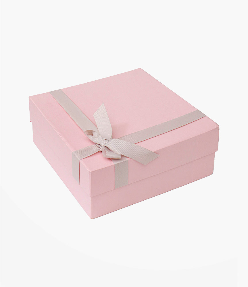 Elegant Smockers LK | Baby Gift Box with Ribbon - Pink | Sri Lanka 