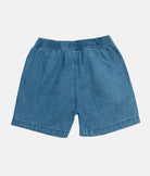 Elegant Smockers LK | Girls Casual Denim Shorts - Flower Pockets | Sri Lanka 