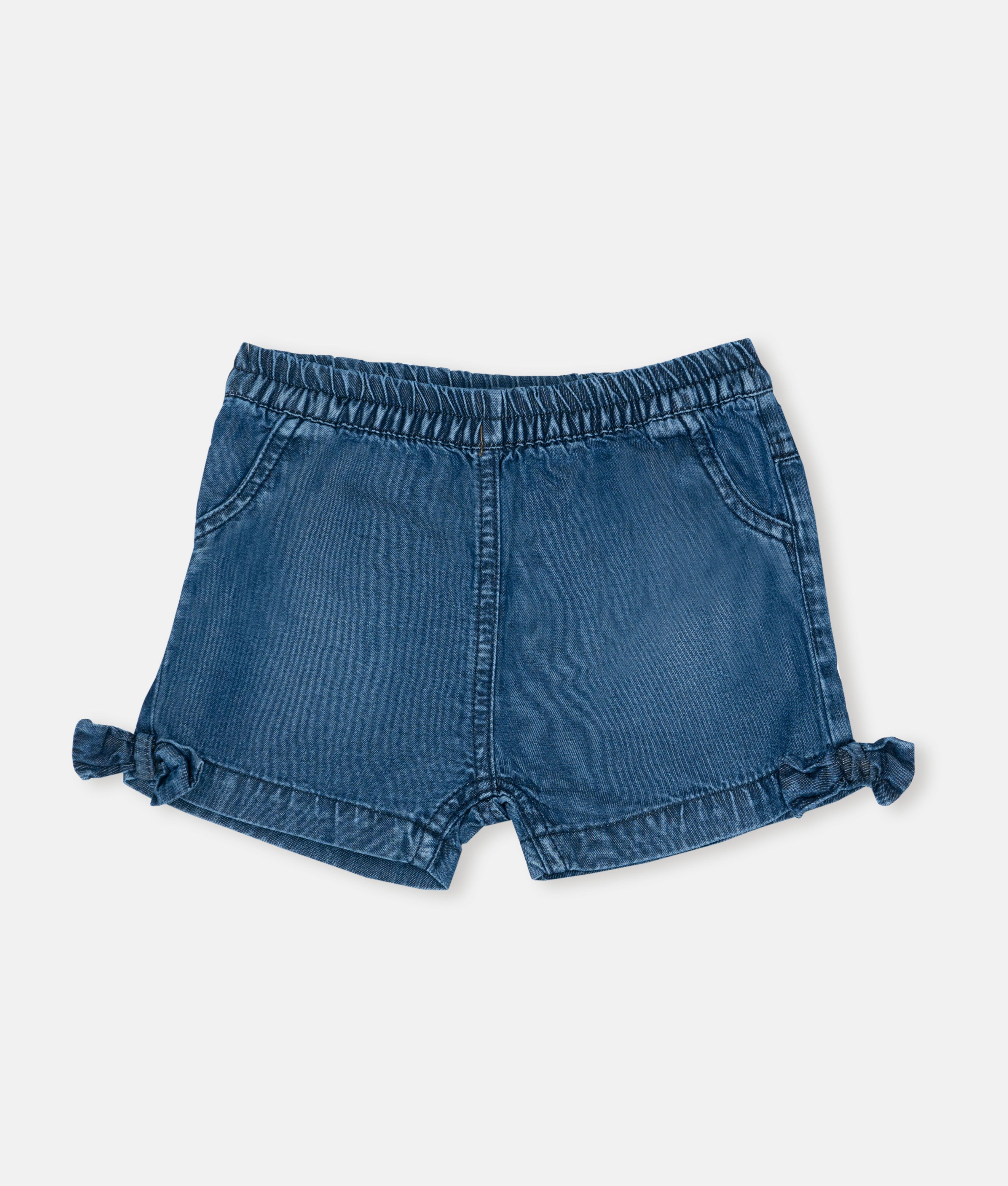 Elegant Smockers LK | Girls Cute Dark Blue Denim Short | Sri Lanka 