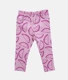 Elegant Smockers LK | Girls Pink Melon Print Leggings | Sri Lanka 