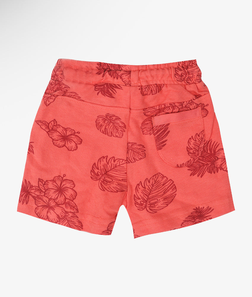 Elegant Smockers LK | Girls Sweat Shorts - Floral Print | Sri Lanka 