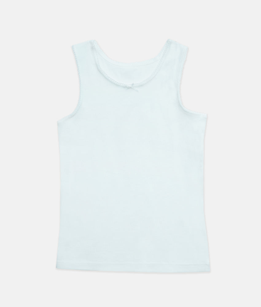 Elegant Smockers LK | Girls Vest - White | Sri Lanka 