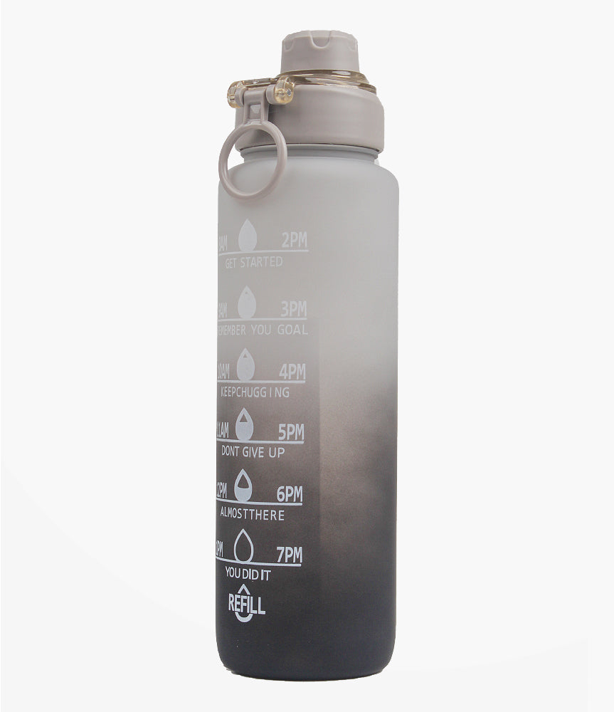 Elegant Smockers LK | Gradient 1L Sports Water Bottle - Grey | Sri Lanka 
