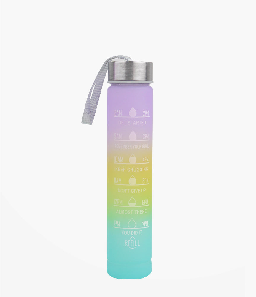 Elegant Smockers LK | Gradient Sports Water Bottle set - 03Pcs - Purple | Sri Lanka 