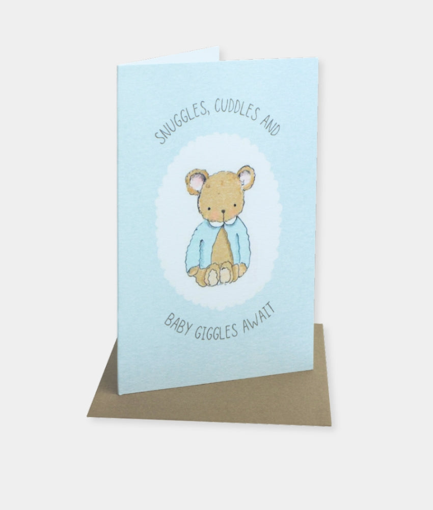Elegant Smockers LK | Greeting Card - Baby Giggles Await | Sri Lanka 