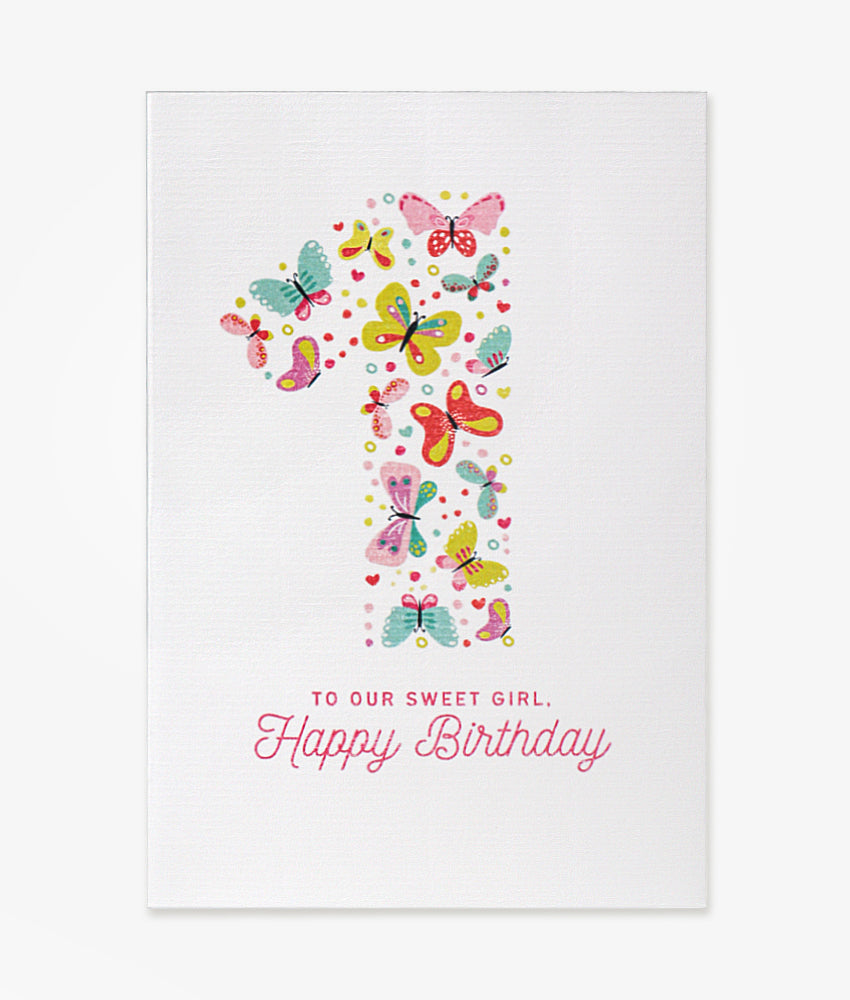 Elegant Smockers LK | Greeting Card - Happy Birthday To Our Sweet Little Girl | Sri Lanka 
