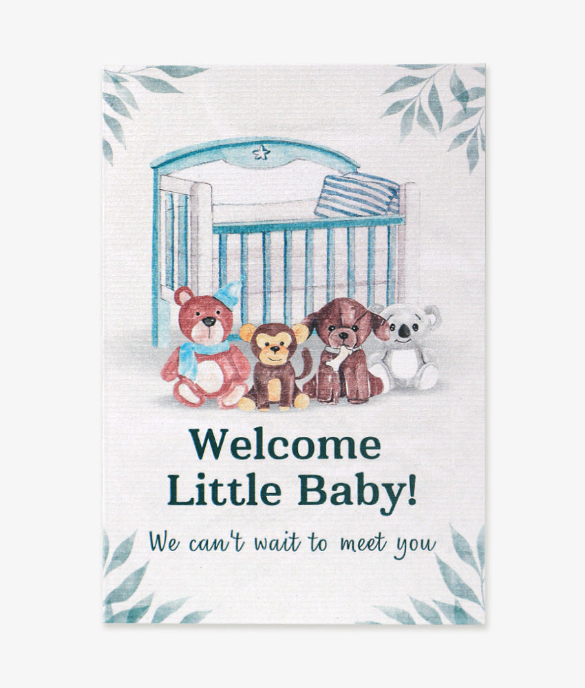 Elegant Smockers LK | Greeting Card - Welcome Little Baby | Sri Lanka 