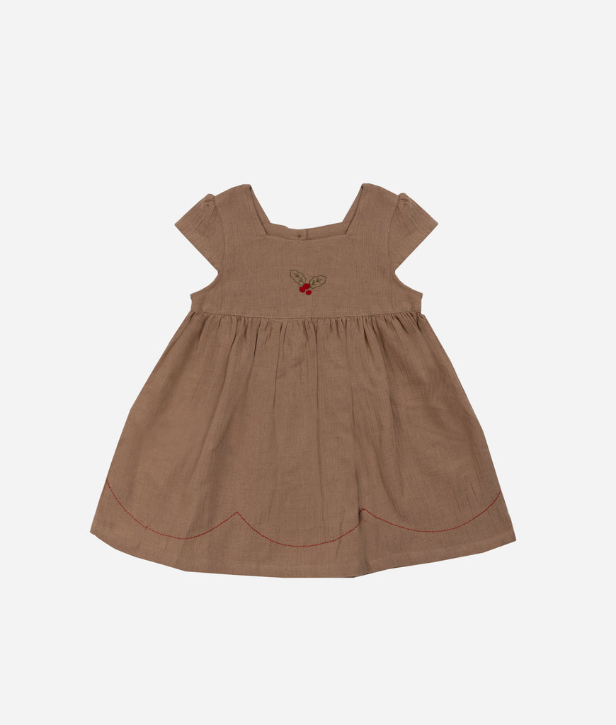 Elegant Smockers LK | Holly Embroidery Baby Dress | Sri Lanka 