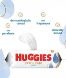 Elegant Smockers LK | Huggies Pure Extra Care Sensitive Baby Wipes - 56Pcs | Sri Lanka 