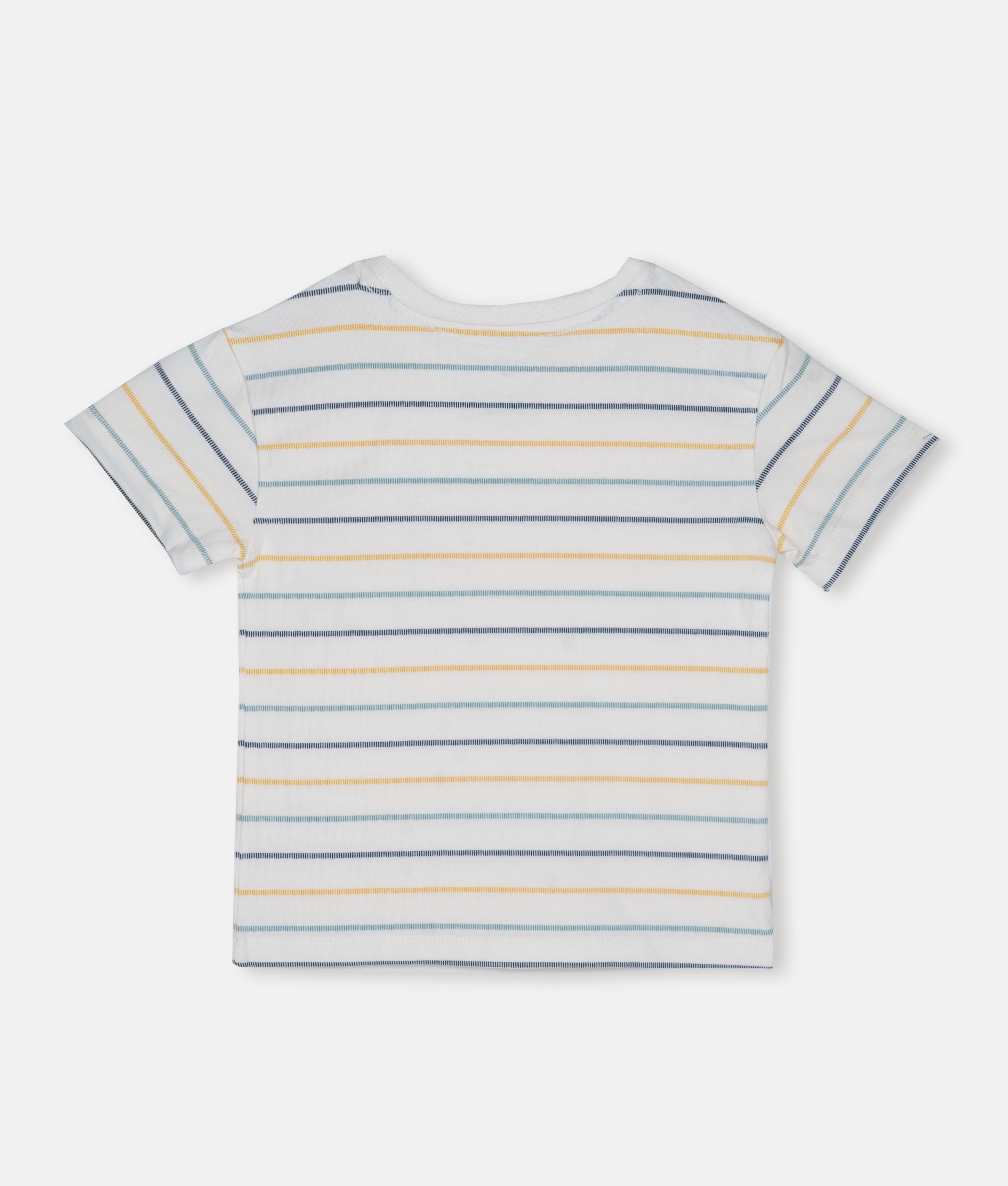 Elegant Smockers LK | Ivory Stripes Boys T-Shirt | Sri Lanka 