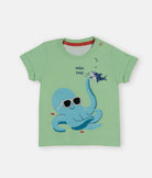Elegant Smockers LK | Kids T-Shirt - Octopus & Shark High Five | Sri Lanka 