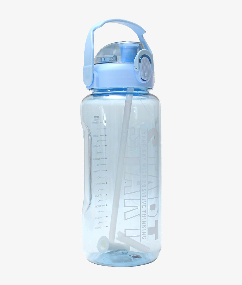 Elegant Smockers LK | Large Capacity Water Bottles Portable Sports Water Bottle with Straw Water Jug - Blue | Sri Lanka 