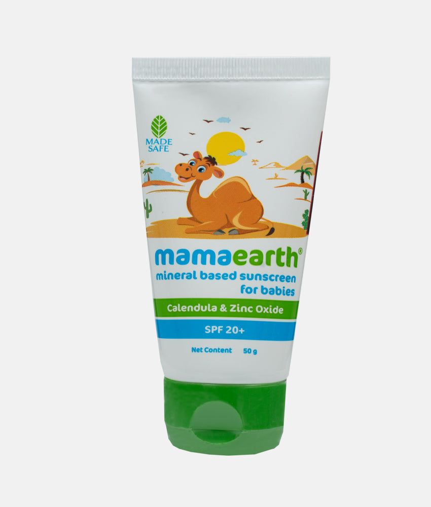 Elegant Smockers LK | MAMAEARTH Mineral Based Sunscreen for Babies - 50g | Sri Lanka 