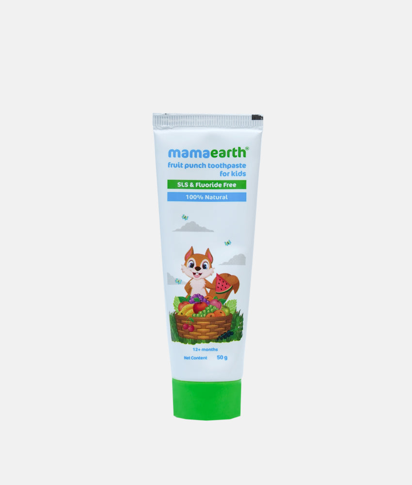 Elegant Smockers LK | MAMAEARTH Sulfate Free Fruit Punch Toothpaste For Kids With Fluoride | Sri Lanka 