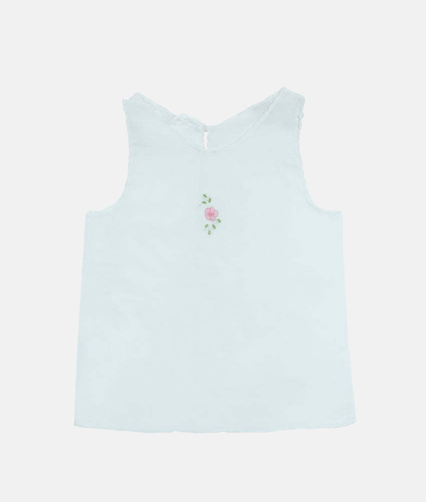 Elegant Smockers LK | Mia Baby Shirt - Pink Flower | Sri Lanka 