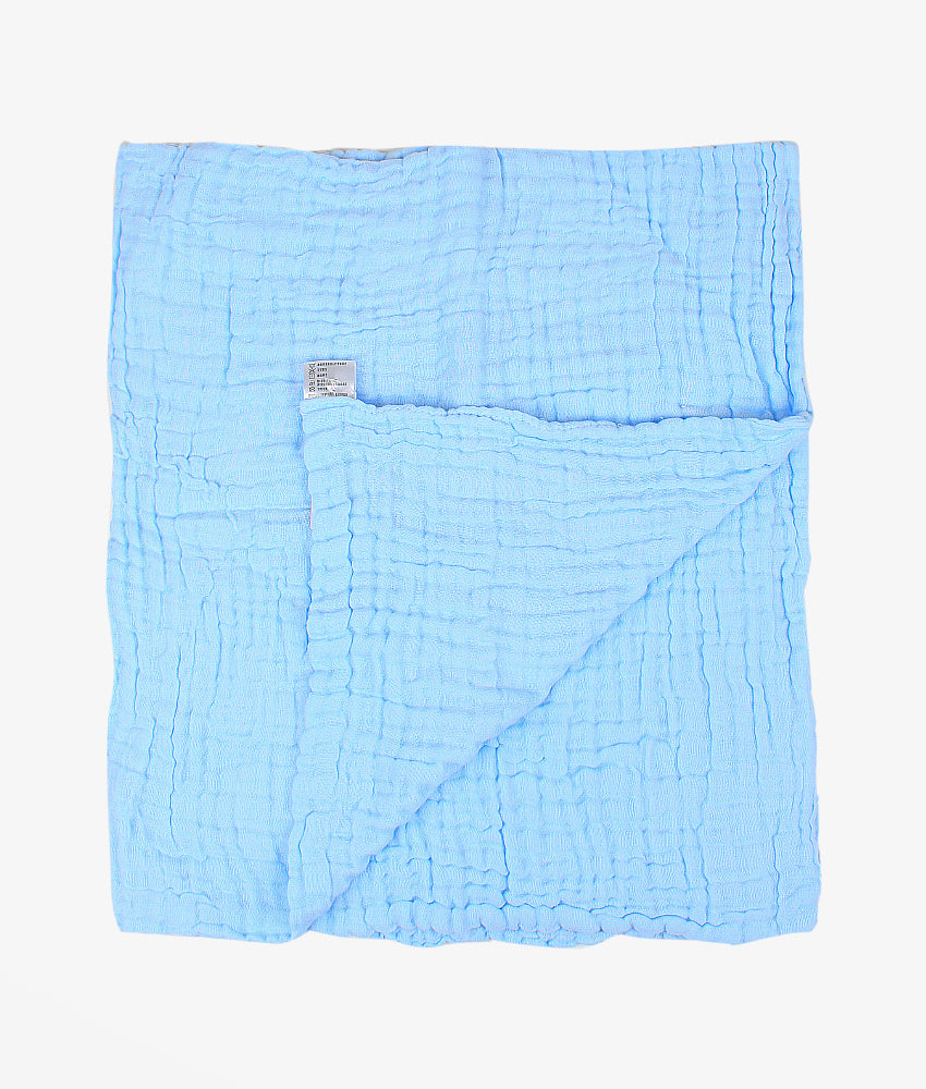 Elegant Smockers LK | Muslin Blanket (6 Layered) - Blue | Sri Lanka 