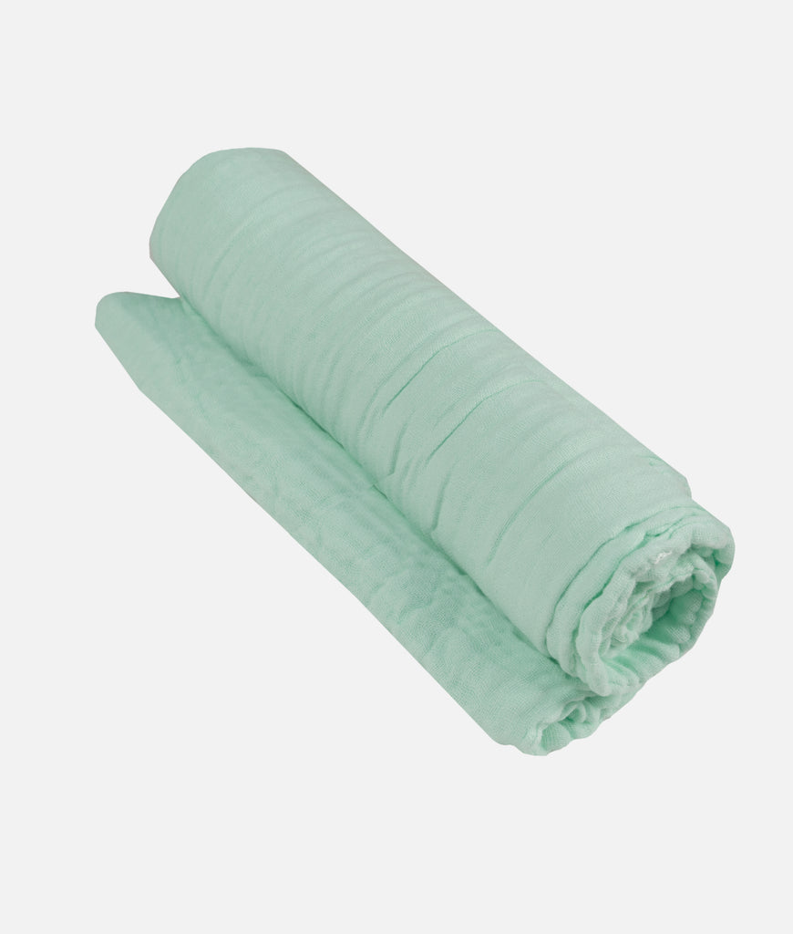 Elegant Smockers LK | Muslin Blanket (6 Layered) - Mint Green | Sri Lanka 