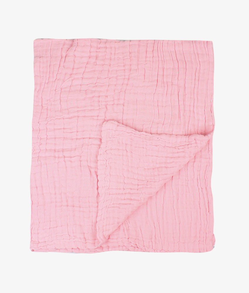 Elegant Smockers LK | Muslin Blanket (6 Layered) - Pink | Sri Lanka 