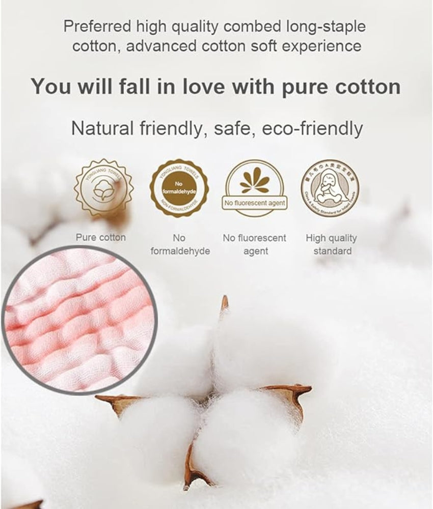 Elegant Smockers LK | Muslin Cotton 6 Layered Blanket - Beige | Sri Lanka 