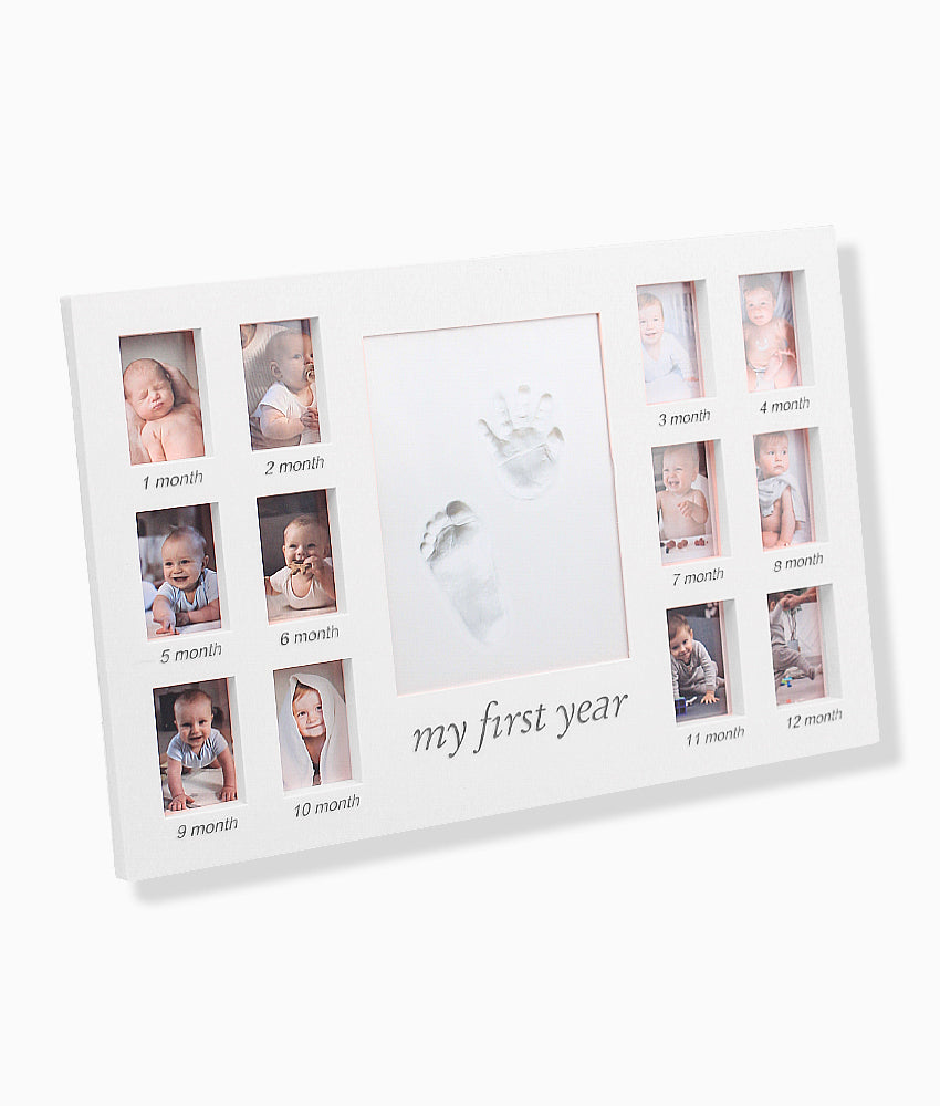 Elegant Smockers LK | Newborn 12 Months Hand and Foot Print Commemorative Photo Frame | Sri Lanka 