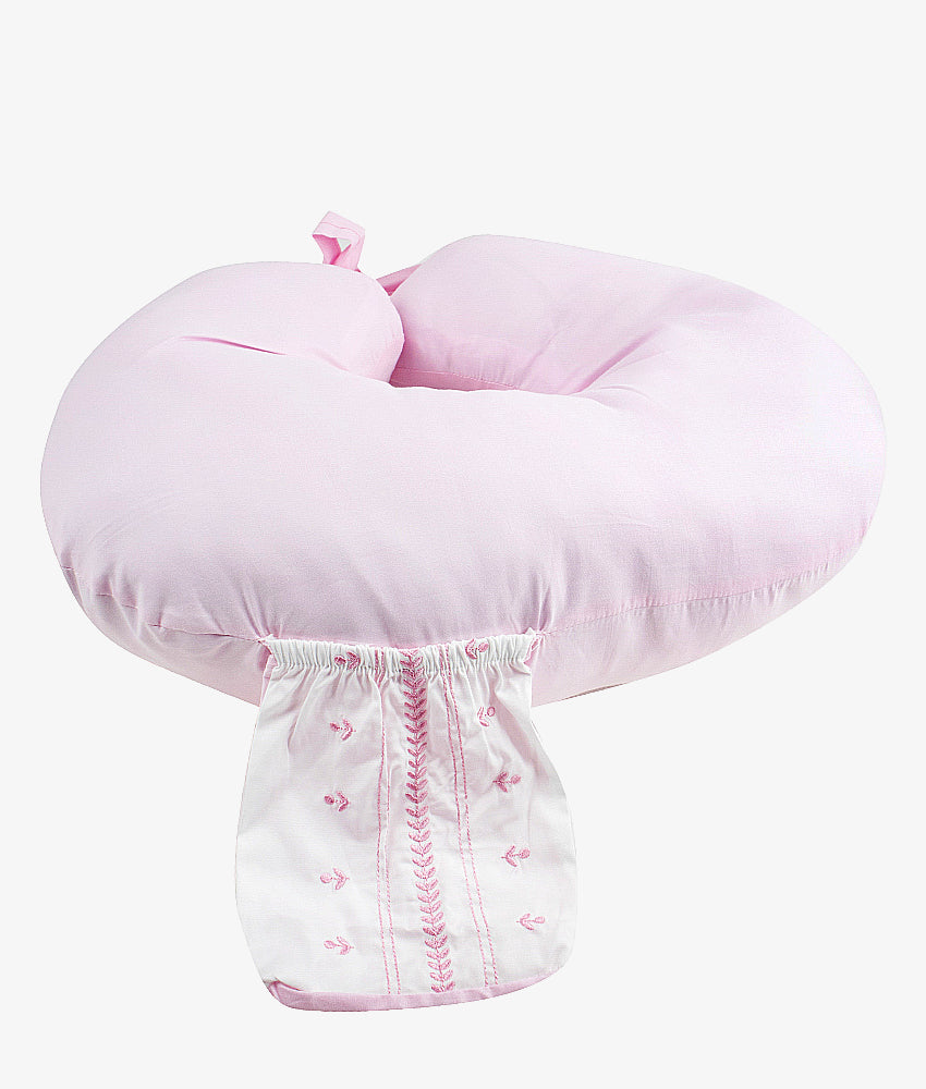 Elegant Smockers LK | Baby Nursing Pillow – Eden Pink Theme | Sri Lanka 