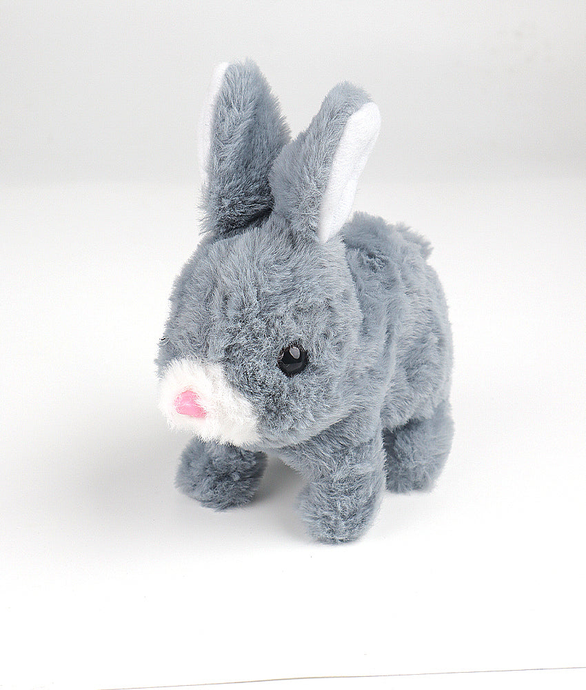 Elegant Smockers LK | Plush Bunny Rabbit - Battery Operated - Grey | Sri Lanka 